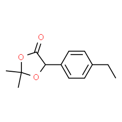 1,3-Dioxolan-4-one,5-(4-ethylphenyl)-2,2-dimethyl-(9CI) structure