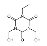 1-ethyl-3,5-bis(hydroxymethyl)-1,3,5-triazine-2,4,6(1H,3H,5H)-trione结构式
