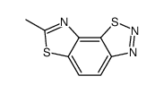 Thiazolo[5,4-g]-1,2,3-benzothiadiazole, 7-methyl- (7CI,8CI) Structure