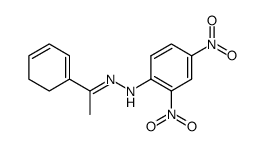 1-(1,3-Cyclohexadien-1-yl)ethanone 2,4-dinitrophenyl hydrazone结构式