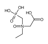 N-ethyl-2-hydroxy-2-oxo-N-(phosphonomethyl)ethanamine oxide Structure