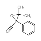 3,3-dimethyl-2-phenyl-oxirane-2-carbonitrile Structure