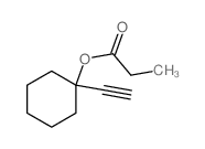 Cyclohexanol,1-ethynyl-, 1-propanoate structure