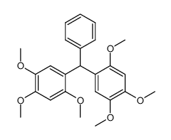 bis(2,4,5-trimethoxyphenyl)phenylmethane结构式