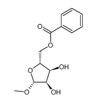 methyl 3'-O-benzoyl-β-D-apiofuranoside结构式