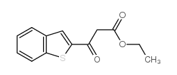 3-(2-苯并噻吩基)-3-氧代丙酸乙酯结构式