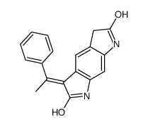 3-(1-phenylethylidene)-5,7-dihydro-1H-pyrrolo[3,2-f]indole-2,6-dione Structure