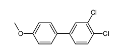 3,4-dichloro-4'-methoxy-1,1'-biphenyl Structure