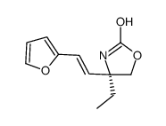 2-Oxazolidinone,4-ethyl-4-[2-(2-furanyl)ethenyl]-,(4R)-(9CI) Structure