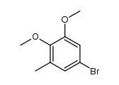 5-bromo-2,3-dimethoxytoluene Structure