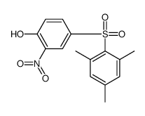 2-nitro-4-(2,4,6-trimethylphenyl)sulfonylphenol结构式