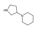 1-Pyrrolidin-3-yl-piperidine结构式