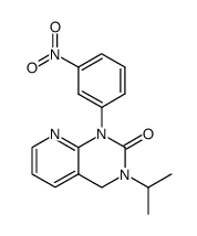 3-isopropyl-1-(3-nitro-phenyl)-3,4-dihydro-1H-pyrido[2,3-d]pyrimidin-2-one Structure