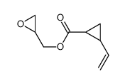 oxiran-2-ylmethyl 2-ethenylcyclopropane-1-carboxylate结构式