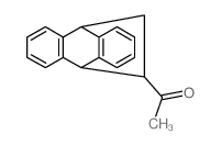 11-acetyl-9,10-ethano-9,10-dihydroanthracene结构式