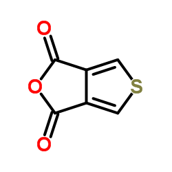 3,4-噻吩二甲酸酐结构式