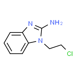 1H-Benzimidazol-2-amine,1-(2-chloroethyl)-(9CI) structure