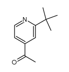 2-tert-butyl-4-acetylpyridine Structure