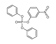 (3-nitrophenyl) diphenyl phosphate结构式
