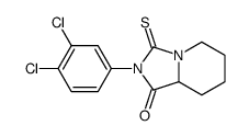 2-(3,4-dichlorophenyl)-3-sulfanylidene-6,7,8,8a-tetrahydro-5H-imidazo[1,5-a]pyridin-1-one Structure