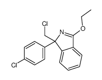 1-(chloromethyl)-1-(4-chlorophenyl)-3-ethoxyisoindole结构式