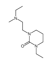 1-ethyl-3-[2-[ethyl(methyl)amino]ethyl]-1,3-diazinan-2-one结构式