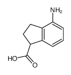 4-氨基-2,3-二氢-1H-茚-1-羧酸结构式