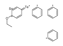 1-ethoxy-4-λ1-tellanylbenzene,triphenyltin Structure