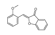 2-[(2-methoxyphenyl)methylidene]-1-benzofuran-3-one结构式