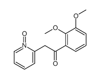 1-(2,3-dimethoxyphenyl)-2-(1-oxidopyridin-1-ium-2-yl)ethanone Structure