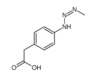2-[4-(2-methyliminohydrazinyl)phenyl]acetic acid结构式