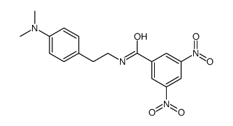 N-[2-[4-(dimethylamino)phenyl]ethyl]-3,5-dinitrobenzamide Structure