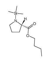 N-Tetramethylsilyl-prolin-n-butylester Structure
