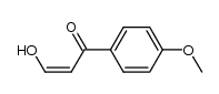 1-(p-Methoxy-benzoyl)-vinyl-alkohol Structure