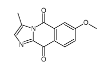 7-methoxy-3-methylimidazo[1,2-b]isoquinoline-5,10-dione结构式