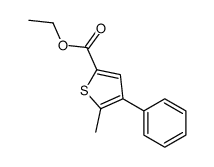 ethyl 5-methyl-4-phenylthiophene-2-carboxylate结构式