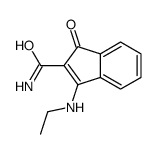 1-(ethylamino)-3-oxoindene-2-carboxamide结构式