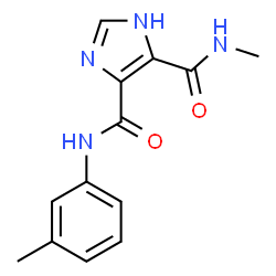 1H-Imidazole-4,5-dicarboxamide,N-methyl-N-(3-methylphenyl)-(9CI) structure