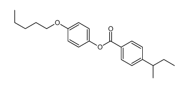 (4-pentoxyphenyl) 4-butan-2-ylbenzoate Structure