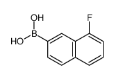 Boronic acid, (8-fluoro-2-naphthalenyl)- (9CI) structure