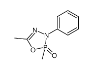 2,5-dimethyl-3-phenyl-2,3-dihydro-[1,3,4,2]oxadiazaphosphole 2-oxide Structure