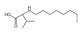 (2S)-3-methyl-2-(octylamino)butanoic acid结构式