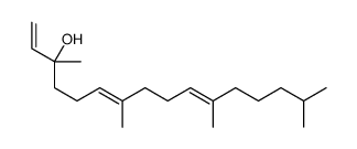 3,7,11,15-tetramethylhexadeca-1,6,10-trien-3-ol结构式
