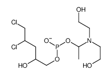 1-[bis(2-hydroxyethyl)amino]ethyl (4,5-dichloro-2-hydroxypentyl) phosphite Structure