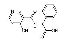 D(-)-α-(4-hydroxynicotinoylamino)phenyl acetic acid结构式