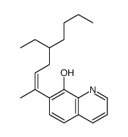 7-[(Z)-5-ethylnon-2-en-2-yl]quinolin-8-ol结构式