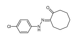 2-(2-(4-chlorophenyl)hydrazono)cyclooctanone Structure