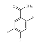 4'-chloro-2',5'-difluoroacetophenone structure