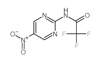 Acetamide,2,2,2-trifluoro-N-(5-nitro-2-pyrimidinyl)-结构式