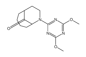 7-(4,6-dimethoxy-1,3,5-triazin-2-yl)-7-azabicyclo[4.3.1]decan-10-one Structure
